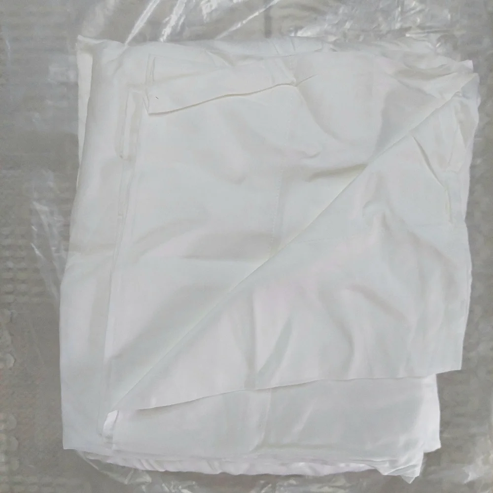 NWOT! Quince Organic Bamboo White Sheet & Pillowcases! Sz. King (960)_7